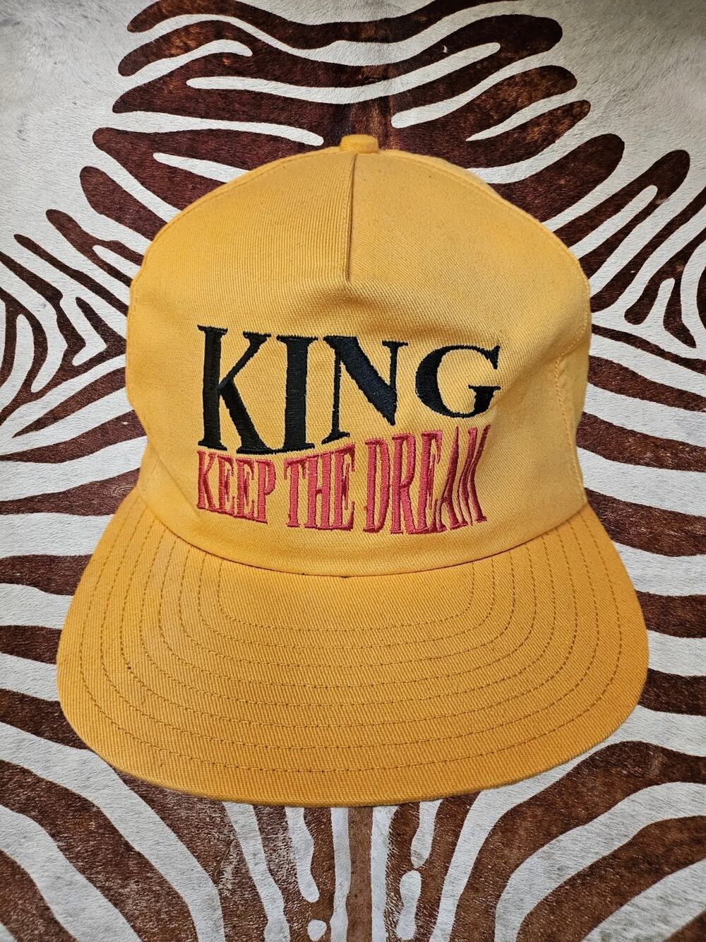 Vintage 80s 90s MLK Martin Luther King Jr. Snapback KEEP THE DREAM KING